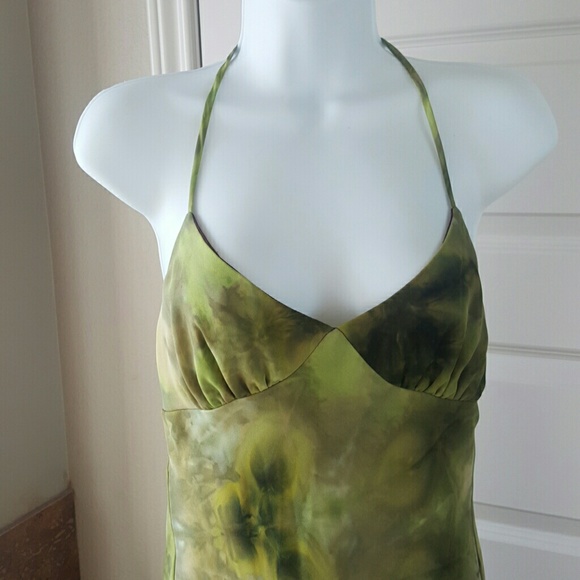 Halter Hi Low Hem Dress