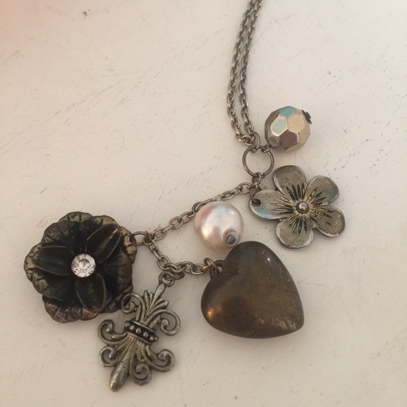 Long Necklace with charms