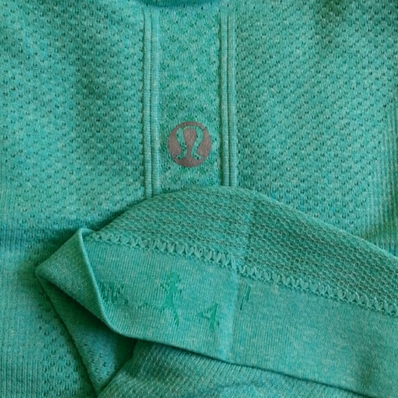 SOLD Lululemon Run Swiftly Heathered Green Size 4 - Picture 3 of 3