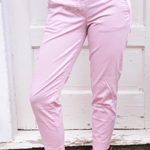 Light purple cropped pants