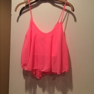 Neon crop top
