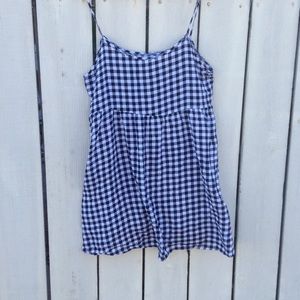 Gingham Babydoll Dress