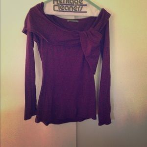 Eggplant/amethyst colored long sleeved shirt