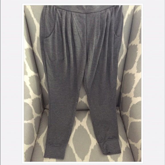 NWT Gray Harem Pants - Picture 3 of 3