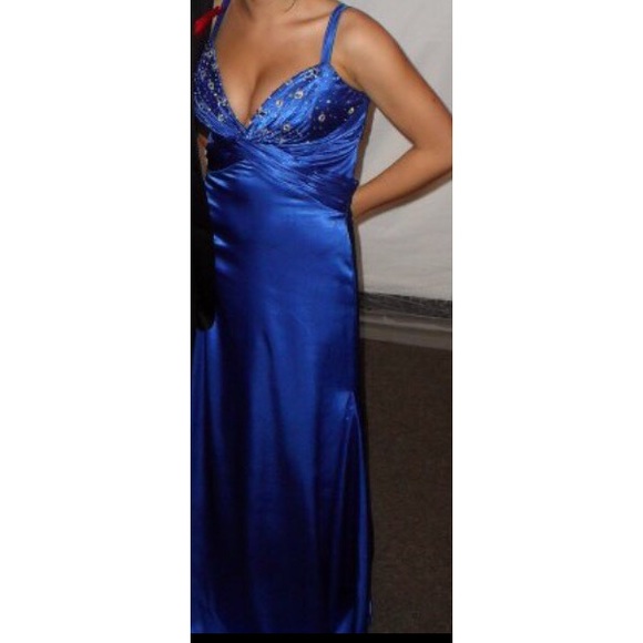 Blue gown