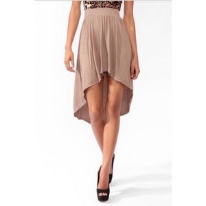Forever 21 high low skirt
