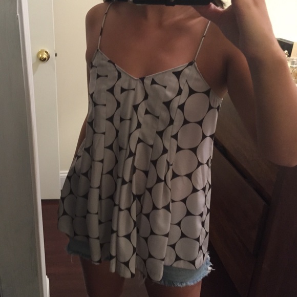 Gray and black tank.