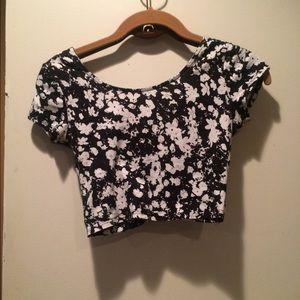 Floral crop top