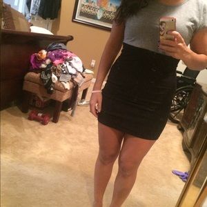 Black and gray dress