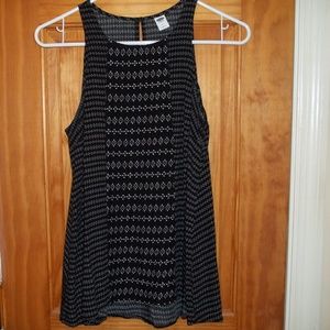 OLD NAVY HIGH LO HEM DRESSY TANK SIZE MEDIUM