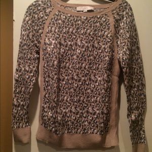 Leopard print sweater