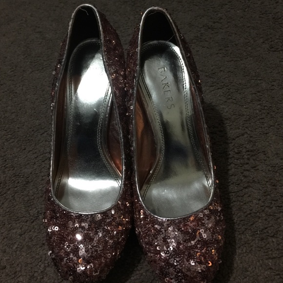 Glittery Bakers heels