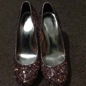 Glittery Bakers heels
