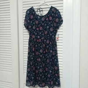 ***SOLD***Red, white & blue baby doll dress