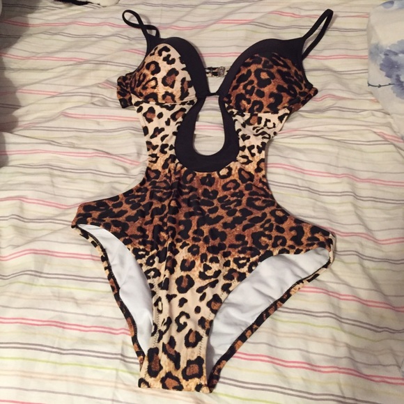 Sexy cheetah one piece