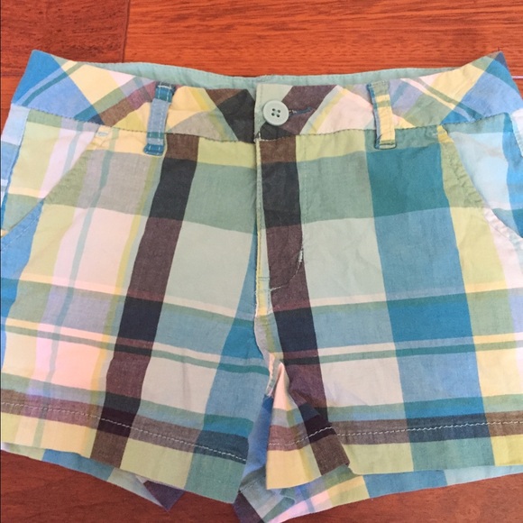 Plaid shorts
