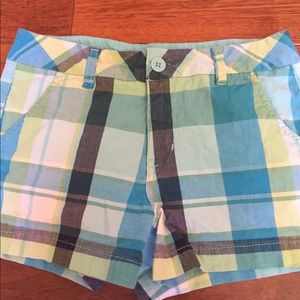 Plaid shorts