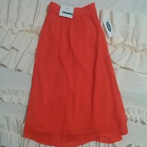 Sold...Red Jupe Skirt - Size Medium