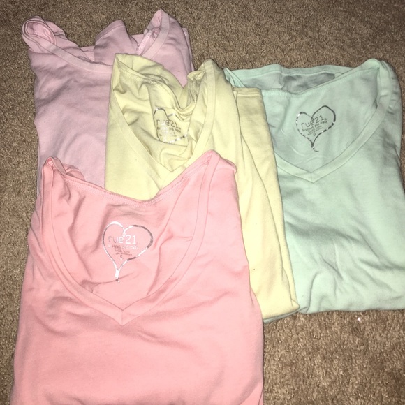 4 long sleeve shirts from rue 21 - Picture 1 of 1