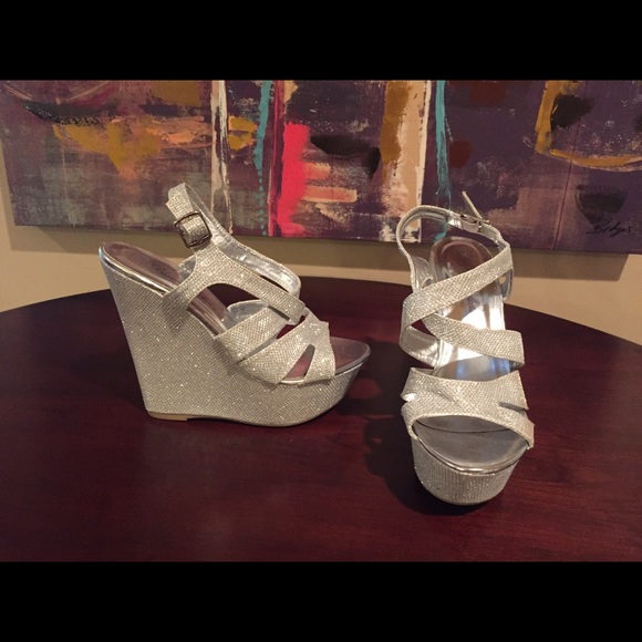 Silver Platform Shoes
