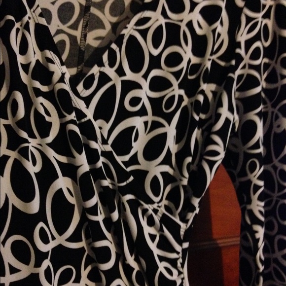 Faux wrap dress