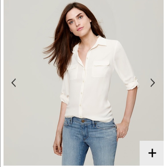 Loft Utility blouse - New With Tags Size Large