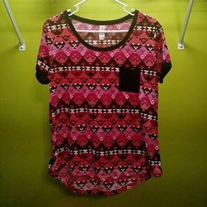 No Boundaries- short sleeve tribal top