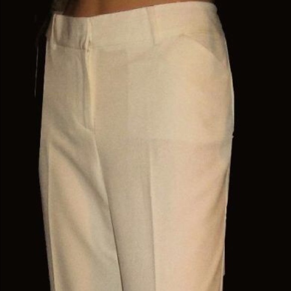 Christie Fit Flare Antique White Pants Sz 10  $69