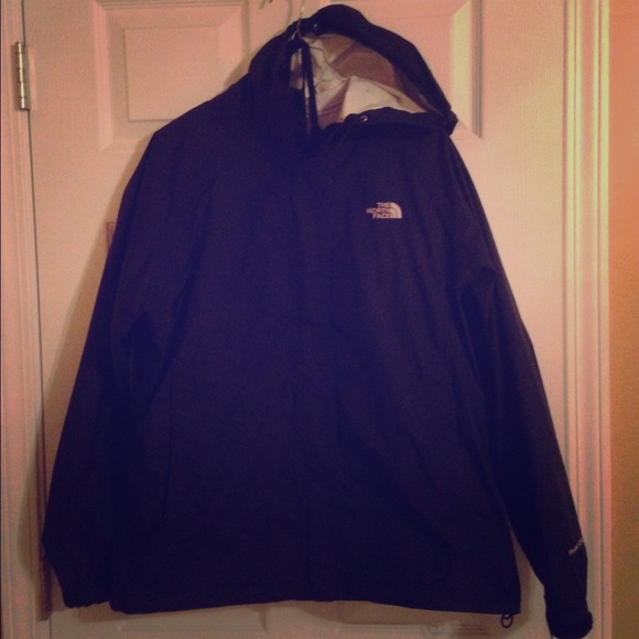 Black North Face Rain Jacket