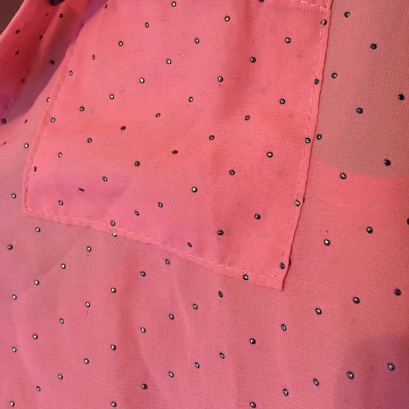 Open Back Sheer Blouse - Picture 2 of 3
