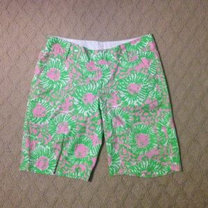 Pink and Green Chipper Shorts