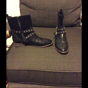 Studded Coach bootie.