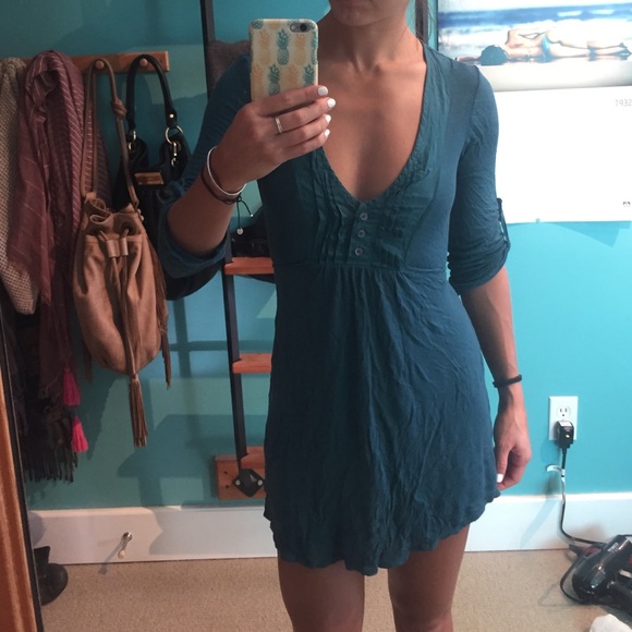 Kimchi Blue Turquoise Dress