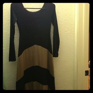 Cute long sleeve maxi dress