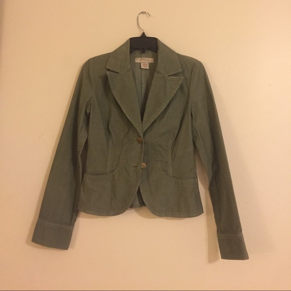 Green corduroy jacket - Picture 2 of 3