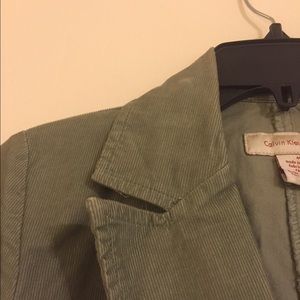 Green corduroy jacket