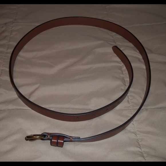 OLD NAVY WOMENS BROWN BUCKLE BELT LARGE