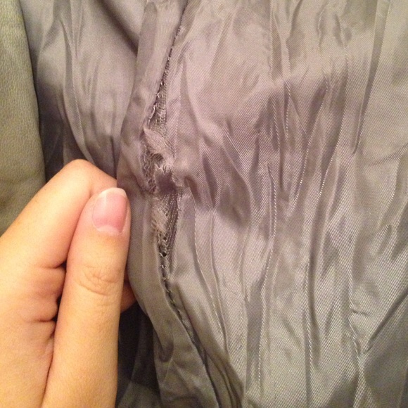 Grey Faux Leather Jacket - Picture 4 of 4