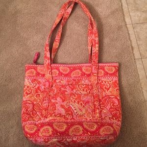 Vera Bradley sherbert pink/orange tote