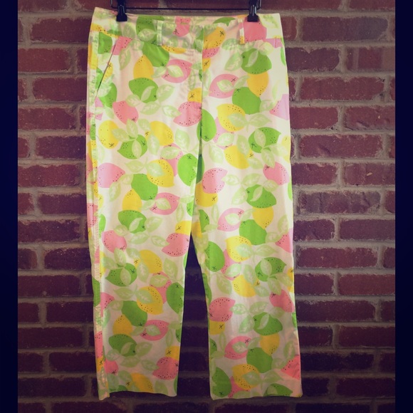 Lilly Pulitzer Fruit Print Pant - Picture 1 of 4