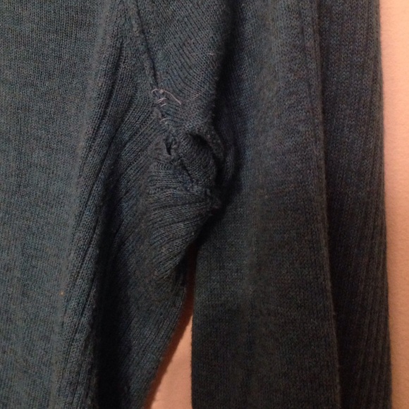 Teal Button-Up Cardigan - Picture 3 of 3