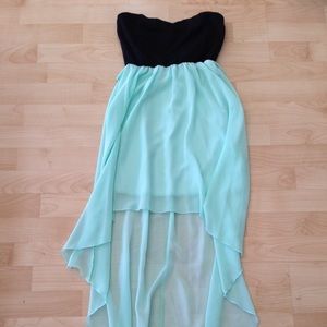 Short in front long in back dress