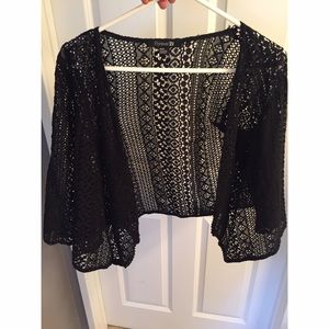 Black lace cardigan. Great condition! FINAL OFFER