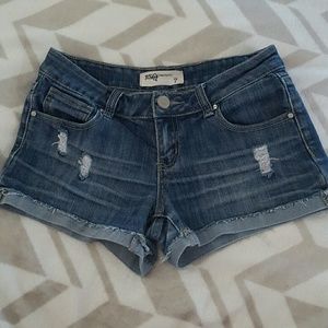 Denim shorts