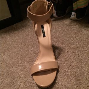 Cream colored high heels