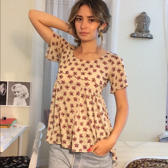 Lily White Babydoll Top