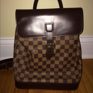 Practically new Louis Vuitton Damier Soho Backpack
