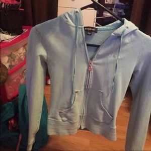 Baby blue Bebe full zip