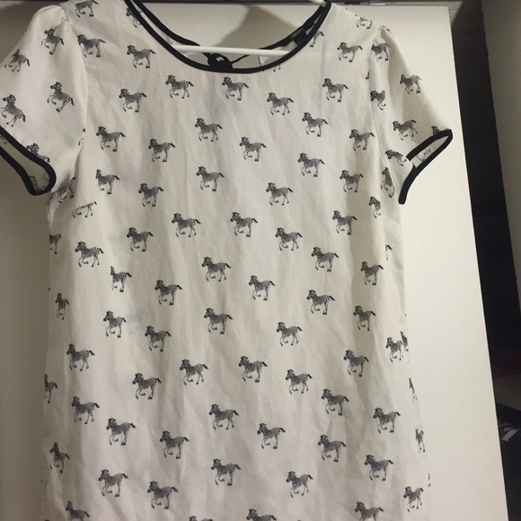 Zebra print shirt