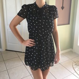 Black and White Polka Dot Dress Size S